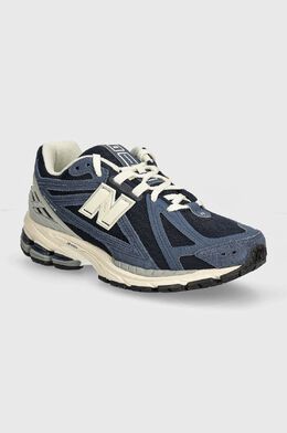 New Balance: Синие кроссовки 