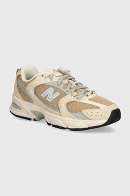 New Balance: Бежевые кроссовки  530