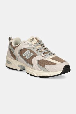 New Balance: Коричневые кроссовки  530