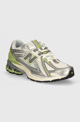 New Balance: Серые кроссовки 