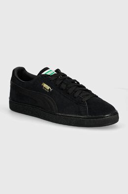 PUMA: Чёрные кроссовки  Suede Classic