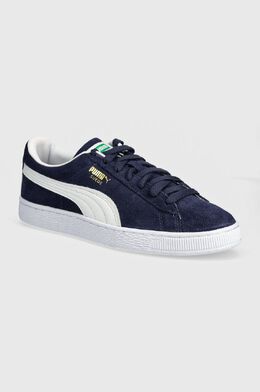 PUMA: Тёмные кроссовки  Suede Classic