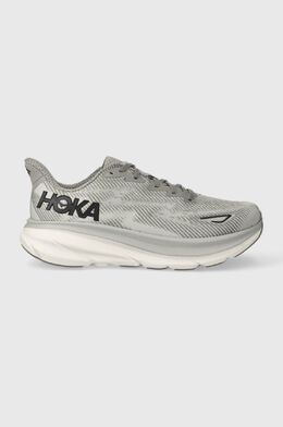 HOKA: Серые кроссовки 