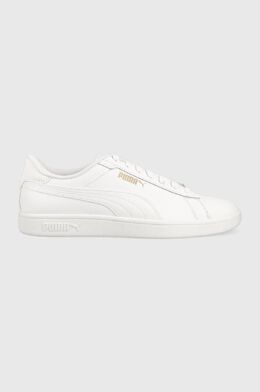 PUMA: Белые кроссовки  Smash