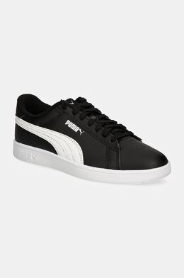 PUMA: Чёрные кроссовки  Smash
