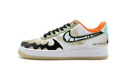 Nike: Чёрные кроссовки  Air Force 1