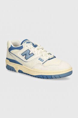 New Balance: Бежевые кроссовки  550