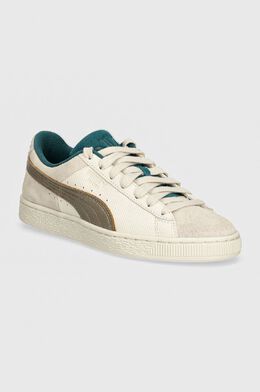 PUMA: Серые кроссовки  Suede