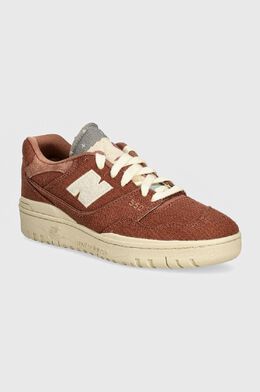 New Balance: Коричневые кроссовки  550