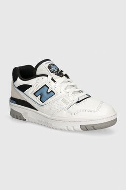 New Balance: Белые кроссовки  550