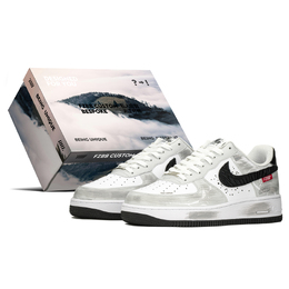 Nike: Чёрные кроссовки  Air Force 1