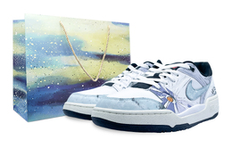 Nike: Фиолетовые кроссовки 