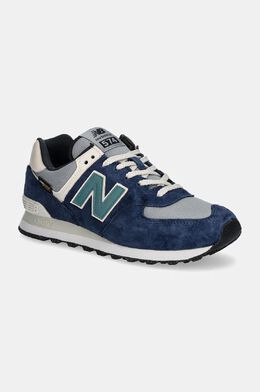 New Balance: Тёмные кроссовки  574