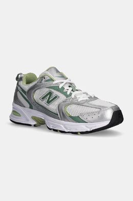 New Balance: Зелёные кроссовки  530