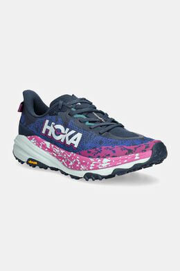 HOKA: Синие кроссовки 