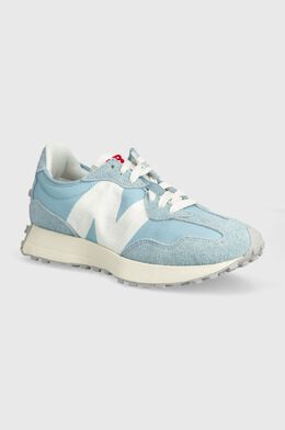 New Balance: Синие кроссовки 