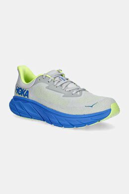 HOKA: Серые кроссовки 