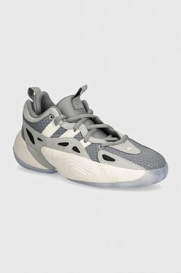 Adidas: Серые кроссовки 