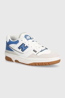 New Balance: Белые кроссовки 