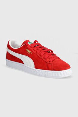 PUMA: Красные кроссовки  Suede Classic