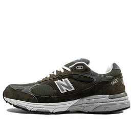 New Balance: Зелёные кроссовки 