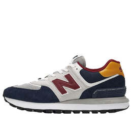 New Balance: Серые кроссовки  574