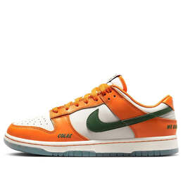 Nike: Оранжевые кроссовки  Dunk Low