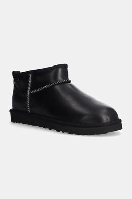 UGG: Чёрные ботинки  Ultra Mini