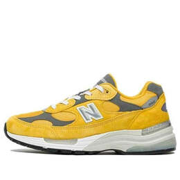 New Balance: Золотые кроссовки  992