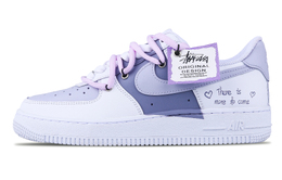 Nike: Фиолетовые кроссовки  Air Force 1