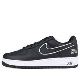 Nike: Чёрные кроссовки  Air Force 1 Low Retro