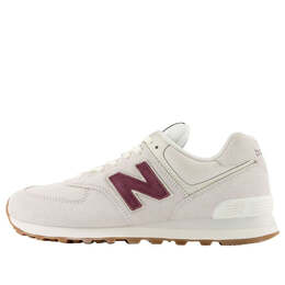 New Balance: Белые кроссовки  574