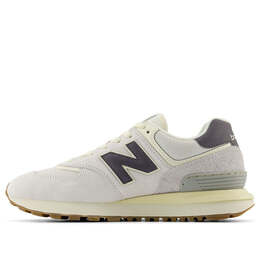 New Balance: Белые кроссовки  574