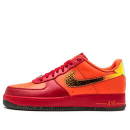 Nike: Оранжевые кроссовки  Air Force 1