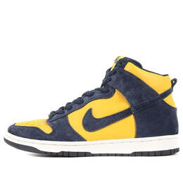 Nike: Жёлтые кроссовки  SB Dunk High Pro