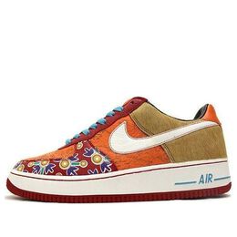 Nike: Оранжевые кроссовки  Air Force 1 Low Premium