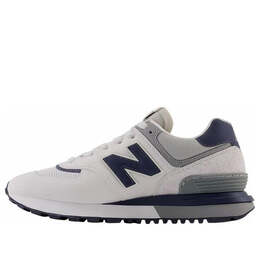 New Balance: Белые кроссовки  574