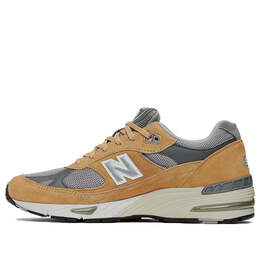 New Balance: Жёлтые кроссовки  991