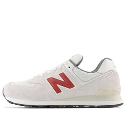 New Balance: Белые кроссовки  574