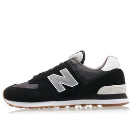 New Balance: Чёрные кроссовки  574