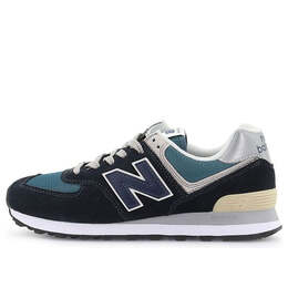 New Balance: Синие кроссовки  574