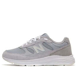 New Balance: Серые кроссовки 