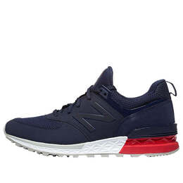 New Balance: Синие кроссовки  574