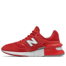 New Balance: Красные кроссовки 