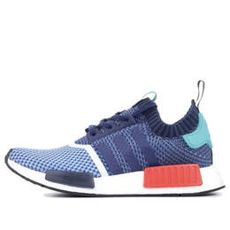 Adidas: Синие кроссовки  NMD_R1 Primeknit