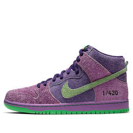 Nike: Фиолетовые кроссовки  SB Dunk High Pro