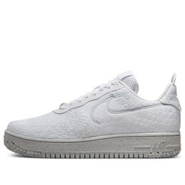 Nike: Белые кроссовки  Air Force 1 Crater Flyknit