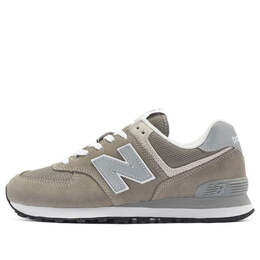 New Balance: Серые кроссовки  574