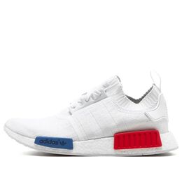 Adidas: Белые кроссовки  NMD_R1 Primeknit