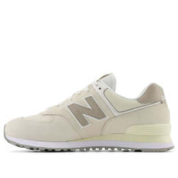 New Balance: Бежевые кроссовки  574